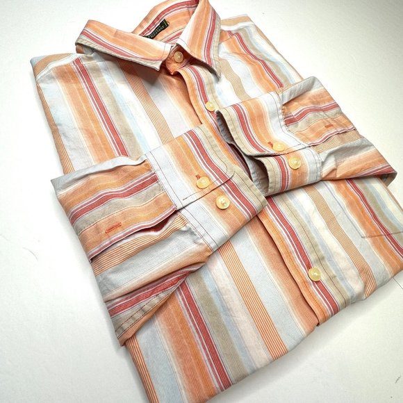 Eddie Bauer - men’s long‎ sleeve button front shirt.XL - Picture 3 of 7